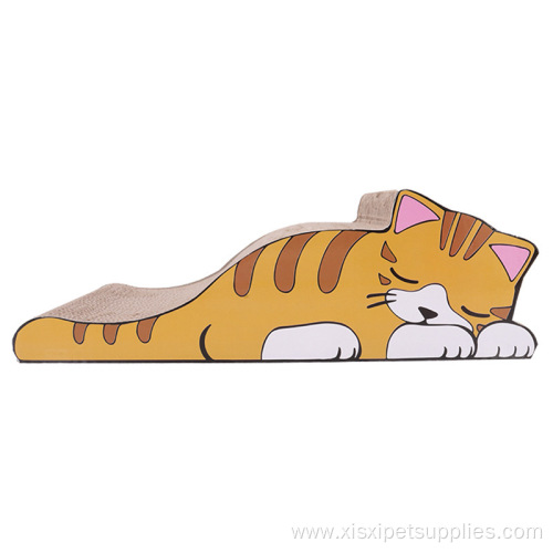 Multi-functional corrugated paper cat scratching board pet